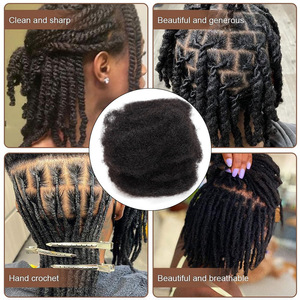 Cheveux humains en vrac, texture afro crépue, pour dreadlocks Rasta, accessoires de <span class=keywords><strong>coiffure</strong></span> pour perruques, peuvent être permanentés - Product Image 5
