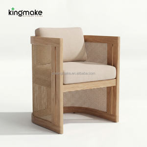 Ensemble de mobilier d'extérieur en bois avec revêtement en poudre, mobilier de restaurant, mobilier d'hôtel, table et chaises de jardin, ensemble de salle à manger de patio - Product Image 5