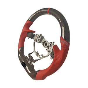 Volant de direction en fibre de carbone personnalisé adapté aux voitures Lexus IS 300 350 <span class=keywords><strong>500</strong></span> ES 200 LX 570 700 GX RX NX LC RC, volant de remplacement - Product Image 2
