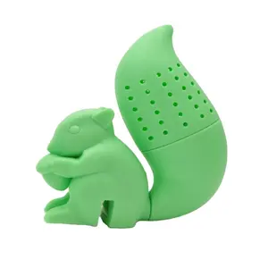 Reusable Squirrel Silicone Tea Filter