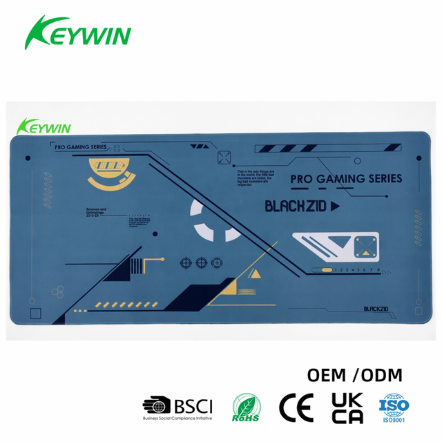 Custom Large Size Rubber Mouse Pad Extra-large Gaming Mousepad OEM Anti-slip 900*400*4mm Gaming Desk Mat with Stitched Edge