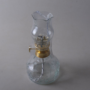 Lámpara de queroseno Mobil Vintage Retro antigua, vidrio de color elegante y mango de hoja de hierro engrasado, decoración del hogar, <span class=keywords><strong>linterna</strong></span> en caja - Product Image 3