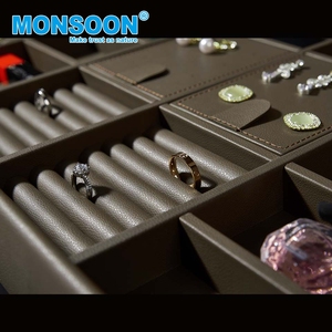 Accessoires de garde-robe : Tiroir de rangement coulissant en alliage d'aluminium, gain de place, avec plateau à bijoux en cuir de luxe, pour le rangement dans les armoires - Product Image 4