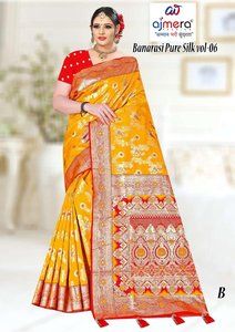 Sari en soie de luxe pour femmes, style traditionnel indien, pour fêtes et mariages, sari ethnique de créateur - Product Image 2