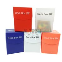 Jeu de cartes d'épaisseur en plastique personnalisé plateau magique Yugioh jeu de poker chargeur supérieur boîte de rangement de pont