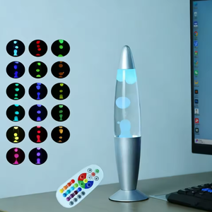 14 Inch <b>Remote</b> <b>Control</b> Crystal Salt <b>Lamp</b>, Warm White Dimmable Decorative Light – Ideal for Home - Product Image 1