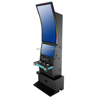 Vente chaude 2026 USA Amusement Follow the Banana Game Armoires de jeu de compétences en métal à double écran 24 pouces + incurvé 43 pouces