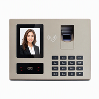 Horloge de pointage biométrique multi-langues JINGXIN avec reconnaissance faciale et connexion réseau TCP/IP pour le contrôle des présences au bureau