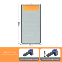 Matelas gonflable épaissi, lit d'appoint gonflable automatique pour le camping, les voyages et la maison