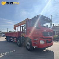 Camion-grue télescopique multifonctionnel Shacman New M3000 8x4 12 roues avec grue auto-chargeuse pour le transport de marchandises à vendre