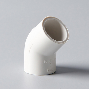 Giá tốt nhất ASTM d1785/2466 nhựa SCH 80 1/2 PVC phụ kiện đường ống 45 độ khuỷu tay - Product Image 1