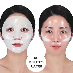 Venta al por mayor OEM cristal orgánico femenino cara y cuerpo jalea hoja de enmascarar al por mayor colágeno mascarilla Corea nariz uso - Product Image 1