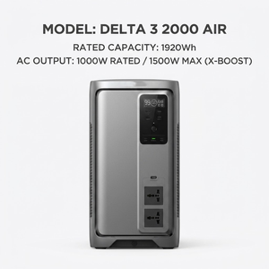 Générateur portable Delta 3 <span class=keywords><strong>1500W</strong></span> 22kg pour l'alimentation de toute la maison, idéal pour le camping, les camping-cars et les situations d'urgence (CN, UK, EU) - Product Image 2