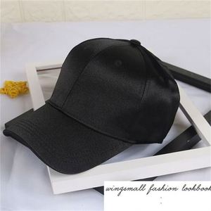 Casquette personnalisée 6 panneaux en gros d'usine, chapeau d'été pour femmes et hommes, casquette de baseball en satin doublée de soie, snapback - Product Image 3