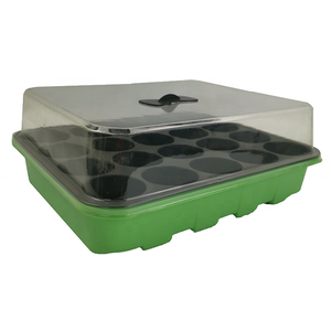 Plateau de semis en <span class=keywords><strong>plastique</strong></span> à 20 cellules avec couvercle en PVC pour boîte de culture de jardin - Product Image 6
