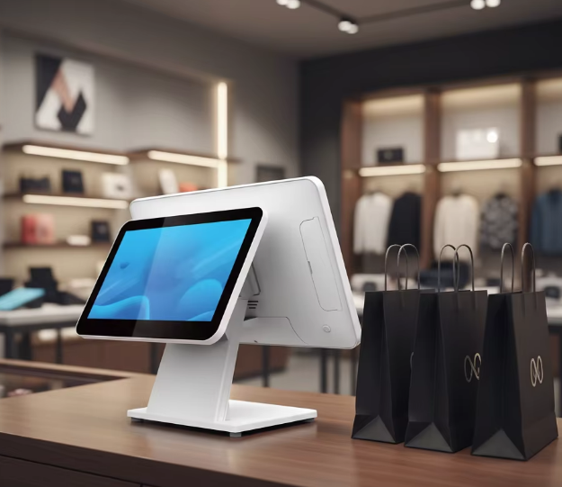 Retail POS Systems Desktop Billing Payment Machine Touch Screen Terminal With Thermal Printer Cash Drawer for Pharmacy and Hotel