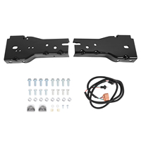 Paraurti posteriore in acciaio nero per Nissan Titan 2004-2015 con fori per sensori di parcheggio