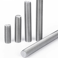 18-8 Stainless Steel 304 316 Fully Thread Stud Bolts & Black Zinc Finish Threaded Rods Metric Measurement System