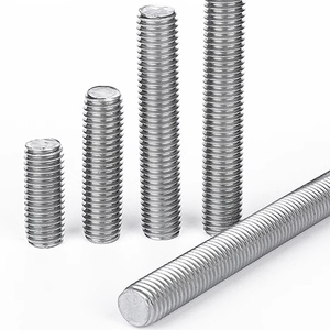18-8 thép không gỉ 304 316 đầy đủ chủ đề Stud bu lông & Đen kẽm kết thúc Threaded rods Metric Hệ thống đo lường - Product Image 4