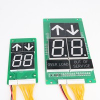 Affichage LED à 7 segments Zanfeng ZL007B pour panneau de commande d'ascenseur, DC24V, blanc/rouge en option, vente en gros