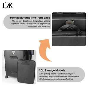 Conjunto de Malas de Viagem com 4 Peças de 20/24/28/30 com Sistema de Fivela Magnética de Liberação Rápida Modular Expansível Novo Conceito - Product Image 4