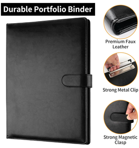 Haoran biểu tượng tùy chỉnh PU da A4 tài liệu tổ chức đa chức năng clipboard thư mục kinh doanh hội nghị khuôn mẫu túi - Product Image 4