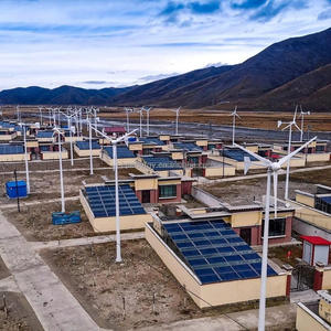 Générateur d'éoliennes industrielles de 5 kW, 120 V, 220 V CA, 3000 W, 5000 W, éolienne avec pales en <span class=keywords><strong>fibre</strong></span> de verre renforcée de 2600 mm - Product Image 3