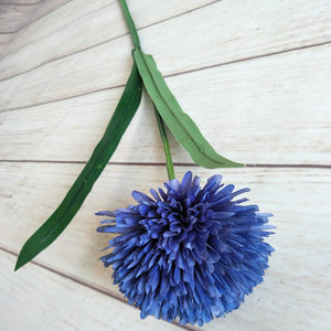 Flores Artificiales de Seda al por Mayor: Crisantemo, Diente de León, Pompón, y Ramo de Ajo para Decoración del Hogar y Bodas - Product Image 4