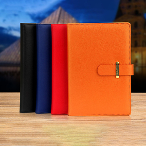 Logo personnalisé Business Set Fiole à vide à affichage numérique/A5 PU Notebook/Sign pen/Porte-clés Cadeaux de bureau en gros - Product Image 3