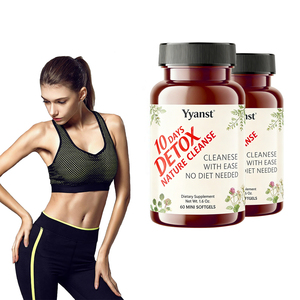 Produits de beauté détox naturels OEM/ODM en 10 jours pour favoriser la régularité digestive et la perte de poids, faibles en glucides et en sucre, en gélules molles - Product Image 1