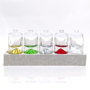 Botellas <span class=keywords><strong>de</strong></span> Perfume <span class=keywords><strong>de</strong></span> Fragancia en Aerosol con Cilindro Vacío <span class=keywords><strong>de</strong></span> Picos <span class=keywords><strong>de</strong></span> Montaña <span class=keywords><strong>de</strong></span> Fondo Grueso con Gradiente Dorado Único con Tubo <span class=keywords><strong>de</strong></span> Papel - Product Image 4