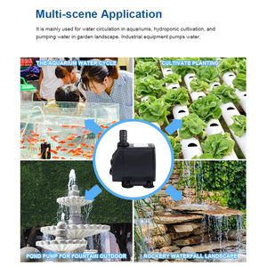 Bomba de Agua Eléctrica para Acuario de 5000L/H, Bomba de Filtración para Estanques, Fuentes y Decoración Acuática, Bomba de Agua para Acuario, Bomba de Agua para Hidroponía Hsbao - Product Image 4