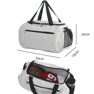 Bolsa de lona personalizada promocional logotipo personalizado bolsa organizadora de viaje de alta calidad conjunto de bolsa de lona de gimnasio para hombres - Product Image 4