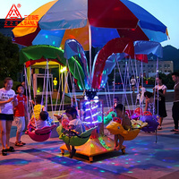 Manège de terrain de jeux, carrousel, chaise volante rotative pour enfants, grand équipement extérieur, balançoire électrique pour bébé, parc d'attractions