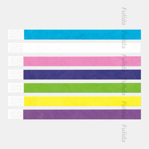 ריק להדפסה תרמית tyvek רצועת היד הלהקה מותאם אישית אירוע קידום מכירות חד פעמי נייר עמיד למים צמיד - Product Image 4