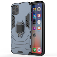 Vente chaude TPU + PC Anti-choc Cas Support Armure Noir Panthère Cas Pour iphone 15