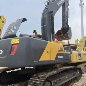 Excavatrice sur chenilles Volvo EC240 24 tonnes de bonnes performances remise à neuf d'occasion avec moteur Volvo Penta à vendre - Product Image 1