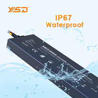 Alimentations LED à tension constante YSD haute efficacité PFC IP67 étanches ultra-minces de bonne qualité 24V 300W 12,5A