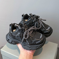 Chaussures de marche décontractées rétro légères pour enfants, style baskets, semelle épaisse amortissante, chaussures de randonnée basses, vente en gros