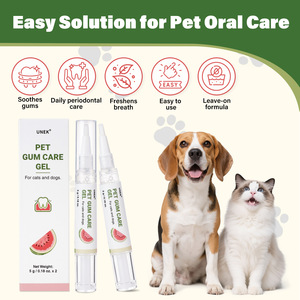 Brosse à dents pour animaux de compagnie, dentifrice intégré, nettoyage buccal pour chats et chiens, élimination des tartres, mauvaise haleine, kit pour chien, brosse à dents pour chat - Product Image 1