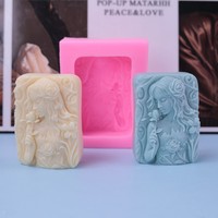 Nouveau bricolage cuit rose fille modélisation voiture aromathérapie plâtre moule manuel savon moule fondant gâteau silicone moule