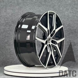 Cerchi Forgiati Monoblocco DATC Satin Black 18-20 10 Razze Deep Concave EV 5x112/5x114.3/5x120 per Porsche <span class=keywords><strong>Taycan</strong></span> Turbo - Product Image 4