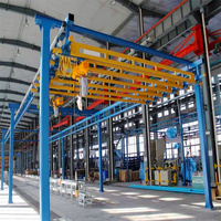 SEVENCRANE Kit de palan électrique 1,5t (1500kg) avec commande suspendue motorisée et système de rail modulaire pour usine intérieure et manutention de matériaux