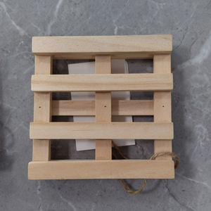 BOMEIJIA Naturel Mini <span class=keywords><strong>Palette</strong></span> Dessous De Verre Pour Boissons Chaudes Et Froides Tasse Tasse Dessous De Verre Pot Tapis - Product Image 2