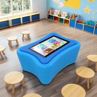 Table interactive intelligente Android 32 pouces, écran tactile multipoint, jeux numériques pour enfants, table de jeu OEM pour restaurant pour enfants