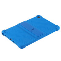 Étui en gel de silice pour tablette Samsung Tab A7 T500 A8 X200 S6Lite P610 P619 P627 P625 T510 S5E T720, coque arrière souple en silicone avec support