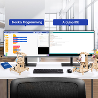 Kit Educativo STEM de Programación ACECode para Niños, de Madera Ecológica, con ESP32, para el Hogar Inteligente, Compatible con Arduino