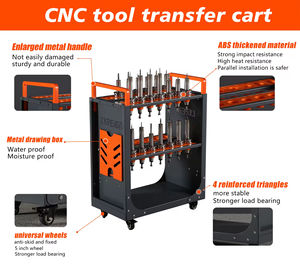 공장 공급 작업장 CNC 도구 홀더 BT30 BT40 BT50 HSK63 HSK100 다기능 CNC 도구 랙 전송 카트 - Product Image 4