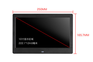 Pantalla LCD de 10,1 pulgadas, marco de vídeo de foto Digital, decoración del hogar con tarjeta USB/SD, reproducción automática en bucle, imágenes, música de fondo - Product Image 3