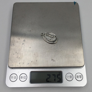Médaille religieuse en métal <span class=keywords><strong>Lourdes</strong></span> 15x25mm pour collier de bijoux faisant sans nickel sans plomb - Product Image 6